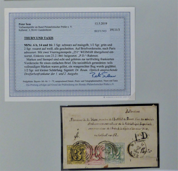 Briefmarke, Michel-Nr. 6b, 14, 16