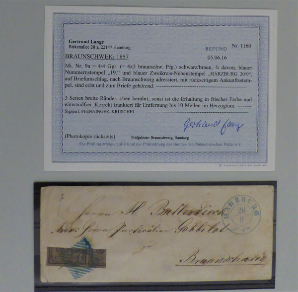 Briefmarke, Michel-Nr. 9a