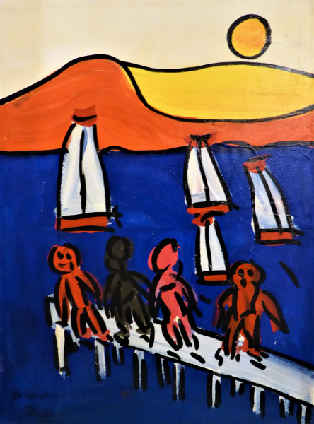 Peter Keil : Originalgemälde mit Echtheitszertifikat #128