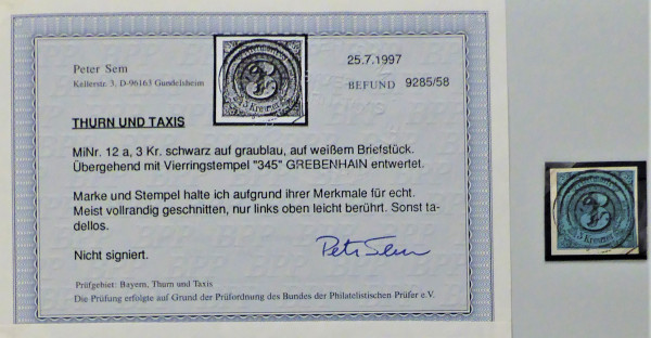 Briefmarke, Michel-Nr. 12a