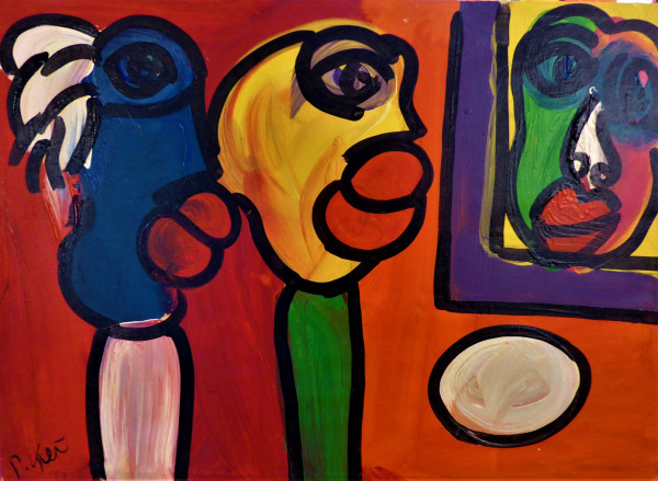 Peter Keil : Originalgemälde mit Echtheitszertifikat #163