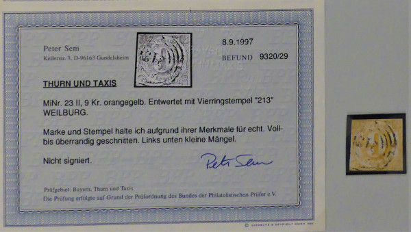 Briefmarke, Michel-Nr. 23 II