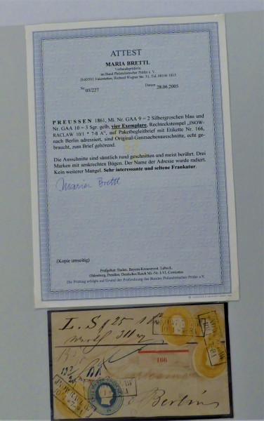 Briefmarke, Michel-Nr. GAA 9 u. 10