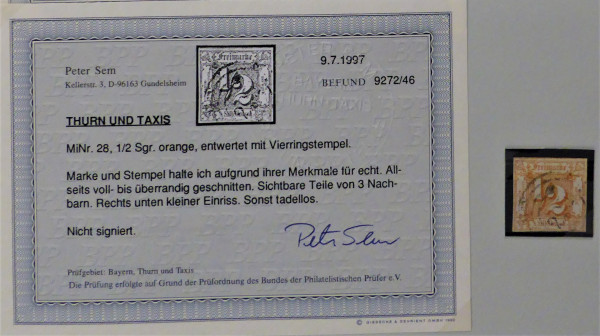 Briefmarke, Michel-Nr. 28