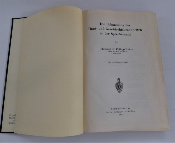 Die Behandlung der Haut- und Geschlechtskrankheiten in der Sprechstunde