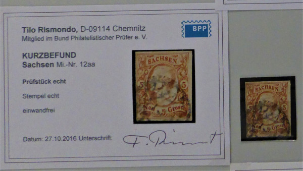 Briefmarke, Michel-Nr. 12aa