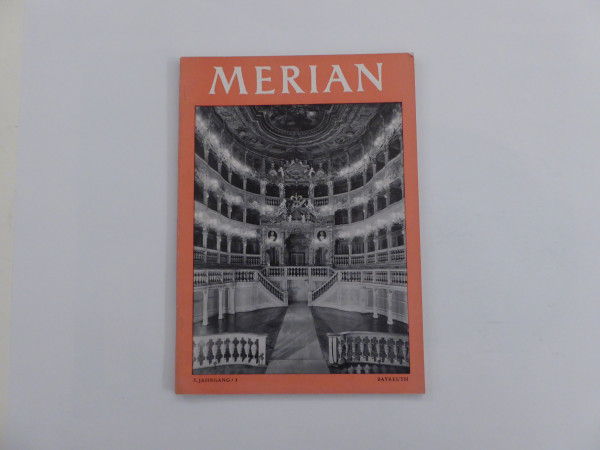 Merian Heft Bayreuth 1954 7. Jahrg.