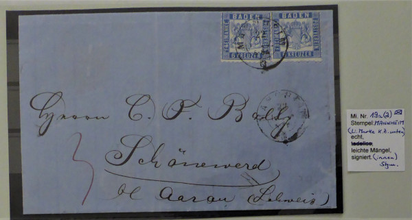 Briefmarke, Michel-Nr. 19a (2)