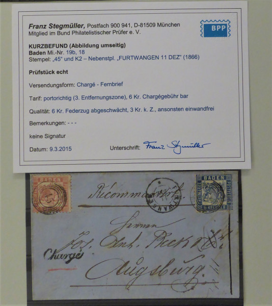 Briefmarke, Michel-Nr. 18 + 19b