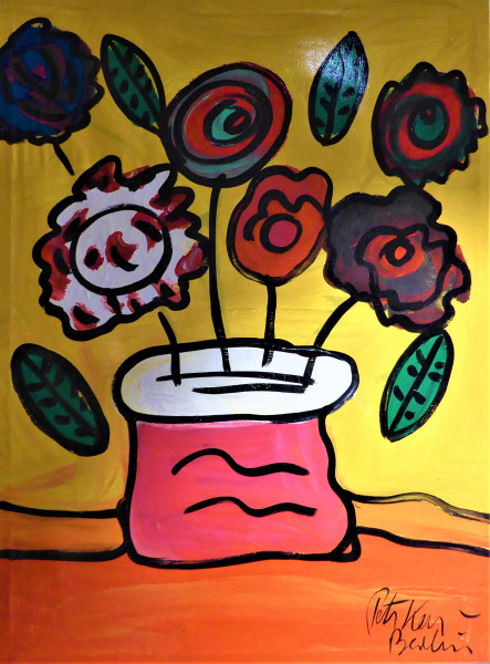 Peter Keil : Originalgemälde mit Echtheitszertifikat #124