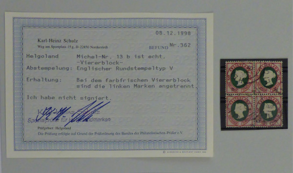 Briefmarke, Michel-Nr. 13b