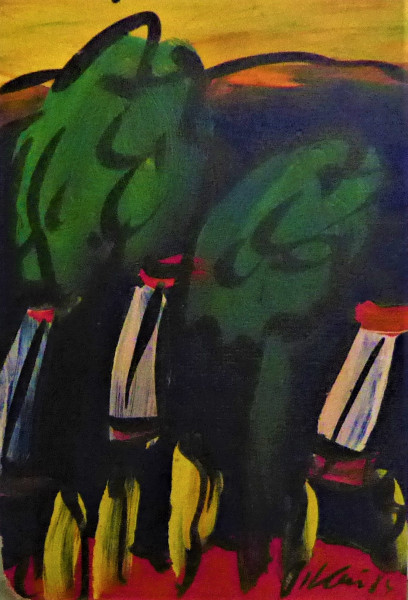 Peter Keil : Originalgemälde mit Echtheitszertifikat #160