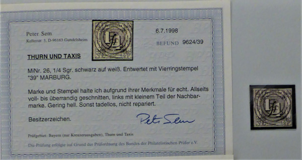 Briefmarke, Michel-Nr. 26