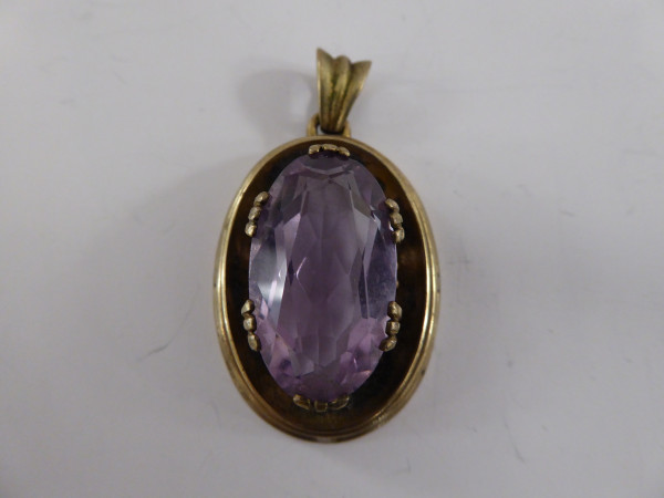 Amethyst-Anhänger ohne Kette