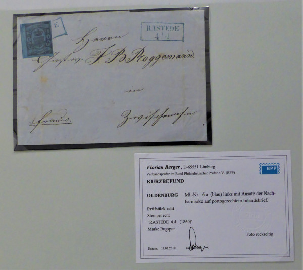 Briefmarke, Michel-Nr. 6a