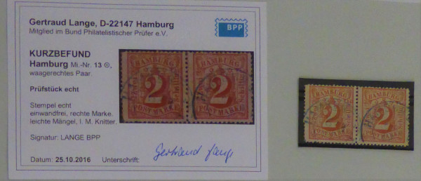 Briefmarke, Michel-Nr. 13