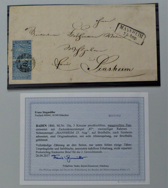 Briefmarke, Michel-Nr. 10a