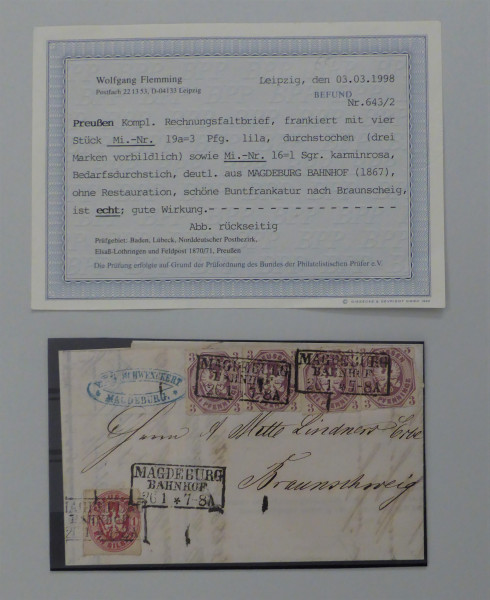 Briefmarke, Michel-Nr. 19a + 16