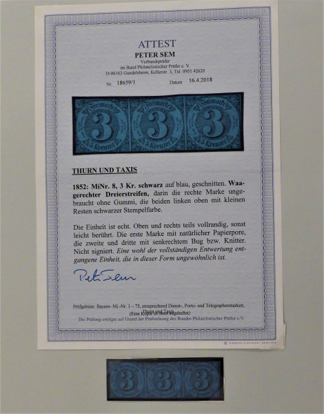 Briefmarke, Michel-Nr. 8