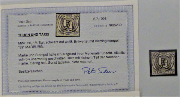 Briefmarke, Michel-Nr. 26