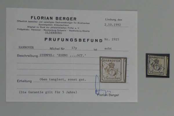 Briefmarke, Michel-Nr. 17y