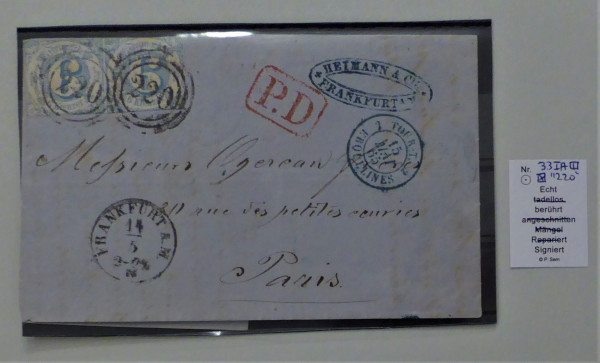 Briefmarke, Michel-Nr. 33 I A