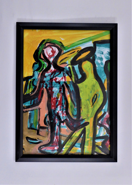 Original-Aquarell von H. P. Heckner