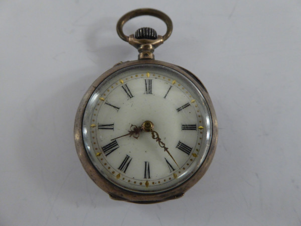 Sehr alte silberne Taschenuhr