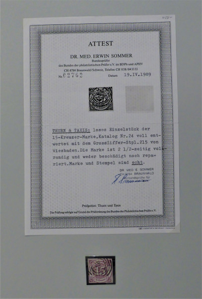 Briefmarke, Michel-Nr. 24