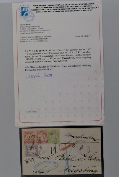 Briefmarke, Michel-Nr. 22ya,23y,25y