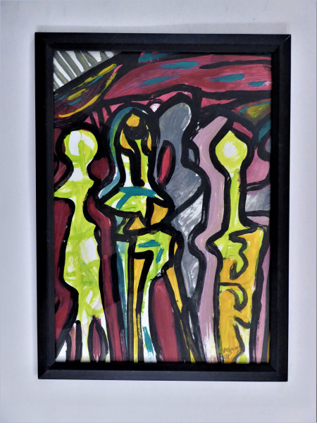 Original-Aquarell von H. P. Heckner