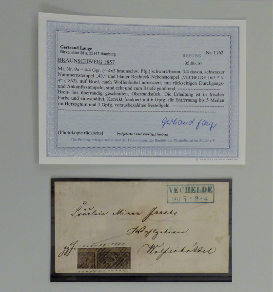 Briefmarke, Michel-Nr. 9a