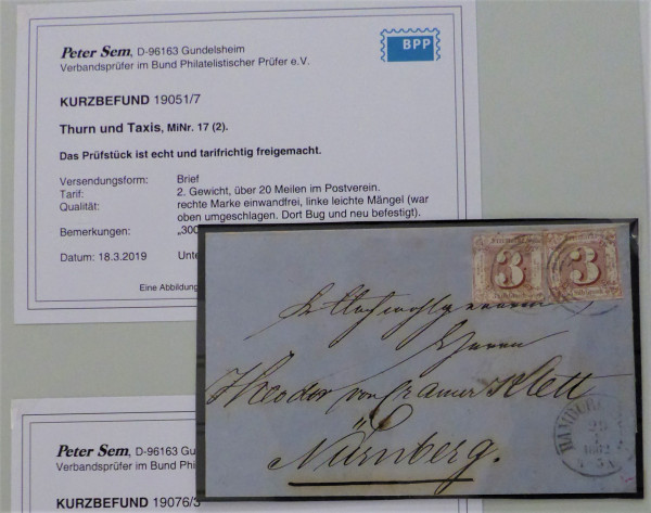 Briefmarke, Michel-Nr. 17