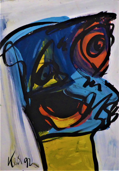 Peter Keil : Originalgemälde mit Echtheitszertifikat #60