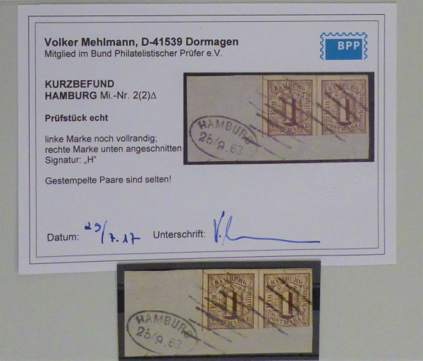 Briefmarke, Michel-Nr. 2