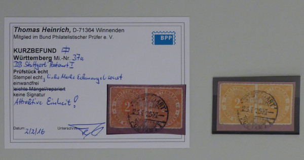 Briefmarke, Michel-Nr. 37a