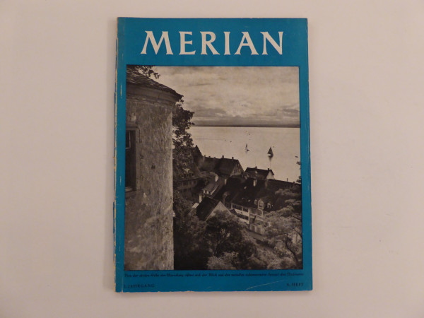 Merian Heft Bodensee 1950 2. Jahrg.