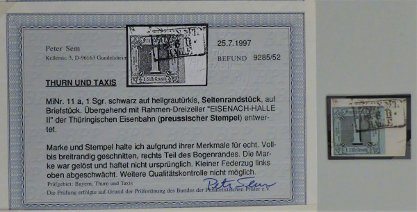 Briefmarke, Michel-Nr. 11a