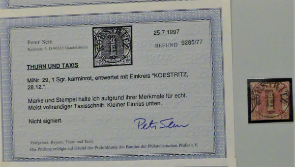 Briefmarke, Michel-Nr. 29