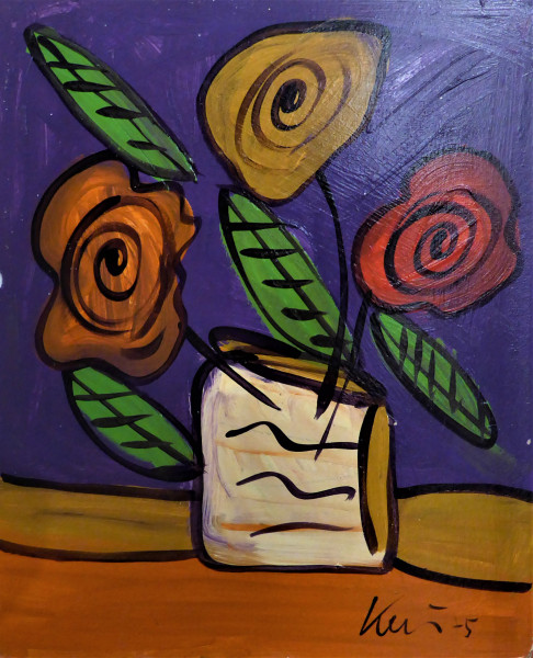 Peter Keil : Originalgemälde mit Echtheitszertifikat #101