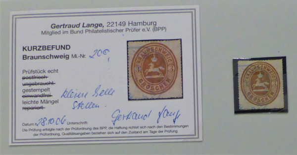 Briefmarke, Michel-Nr. 20