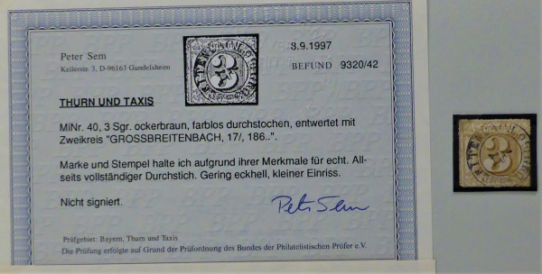 Briefmarke, Michel-Nr. 40