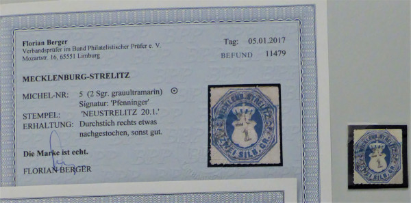 Briefmarke, Michel-Nr. 5