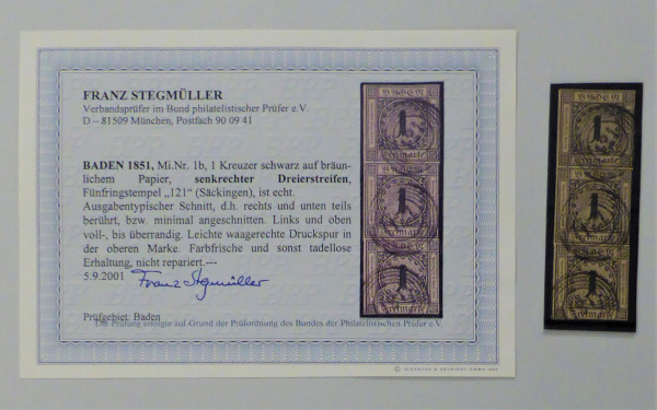 Briefmarke, Michel-Nr. 1b