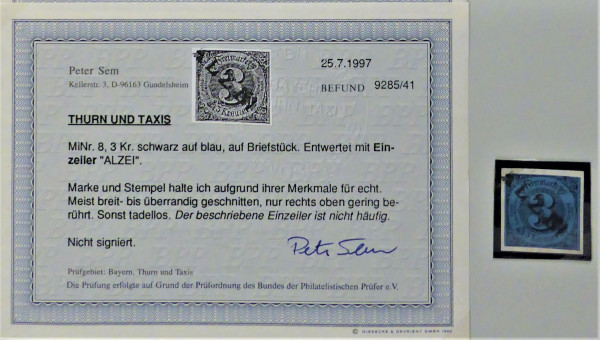 Briefmarke, Michel-Nr. 8