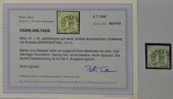 Briefmarke, Michel-Nr. 41