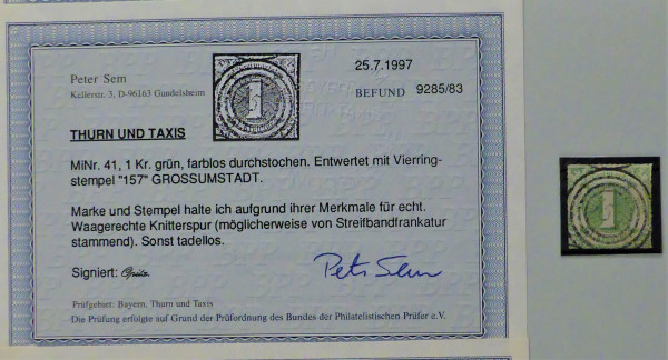 Briefmarke, Michel-Nr. 41