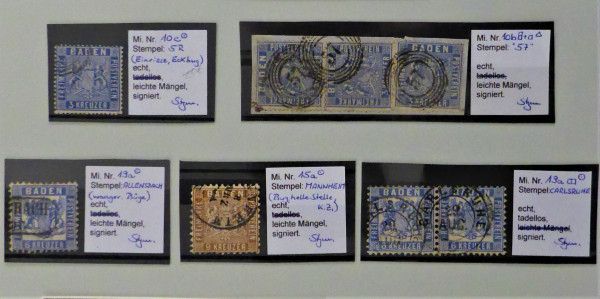 Briefmarke, Michel-Nr. 10b (3x)