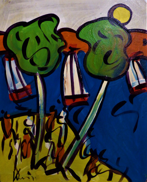 Peter Keil : Originalgemälde mit Echtheitszertifikat #103