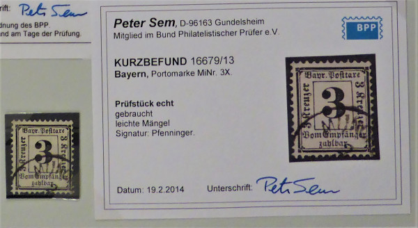 Briefmarke, Michel-Nr. P 3x